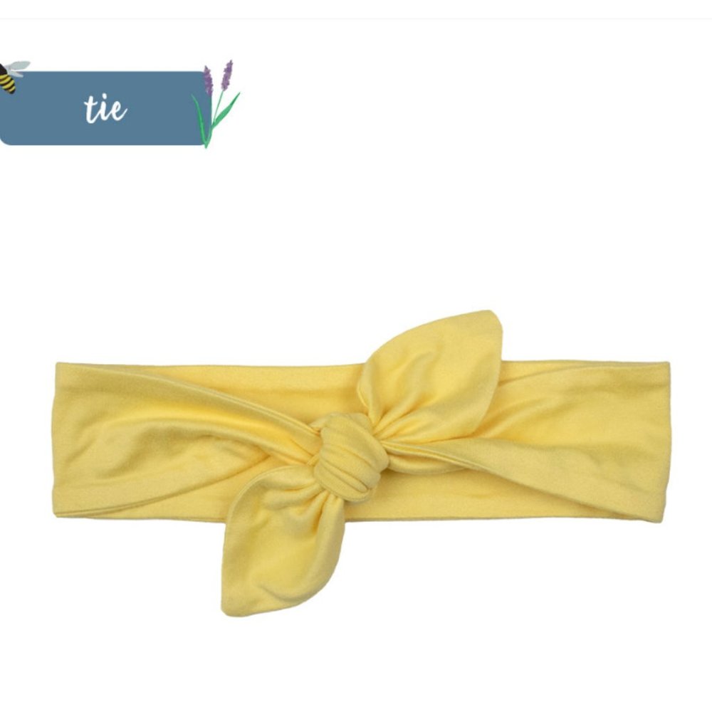 Marigold Cotton Tie Headband